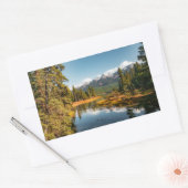 Sticker Rectangulaire Les montagnes rocheuses (Enveloppe)