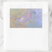 Sticker Rectangulaire Les Ondes (Sac)