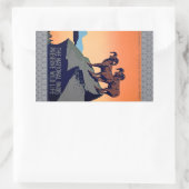 Sticker Rectangulaire Les parcs nationaux (Sac)