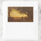 Sticker Rectangulaire Les plaisirs du soir (Sac)