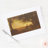 Sticker Rectangulaire Les plaisirs du soir (Enveloppe)