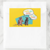 Sticker Rectangulaire Les Rats Sont Mignons Mais Plutôt Stinky (Sac)