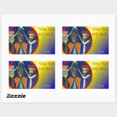 Sticker Rectangulaire Les Sages Le Cherchent Encore ! (Feuille)