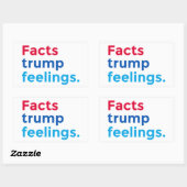 Sticker Rectangulaire Les sentiments trompeurs (Feuille)