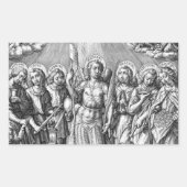 Sticker Rectangulaire Les Sept Archanges (M 034; Gravure) (Devant)