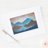 Sticker Rectangulaire Les sommets Blue Mountain (Enveloppe)