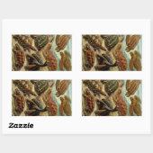 Sticker Rectangulaire Les tortues Haeckel (Feuille)