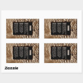 Sticker Rectangulaire Les visages du péché (Feuille)