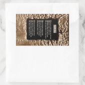 Sticker Rectangulaire Les visages du péché (Sac)