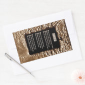 Sticker Rectangulaire Les visages du péché (Enveloppe)