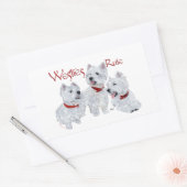 Sticker Rectangulaire Les Westies règnent ! (Enveloppe)