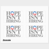 Sticker Rectangulaire L'espoir n'embauche pas (Feuille)