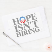Sticker Rectangulaire L'espoir n'embauche pas (Enveloppe)