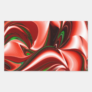 Sticker Rectangulaire L'esprit de l'amour et de l'espoir Abstrait 3D Rai