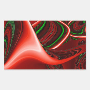 Sticker Rectangulaire L'esprit de l'amour et de l'espoir Abstrait 3D Rai