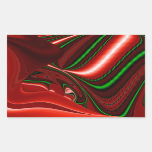 Sticker Rectangulaire L'esprit de l'amour et de l'espoir Abstrait 3D Rai