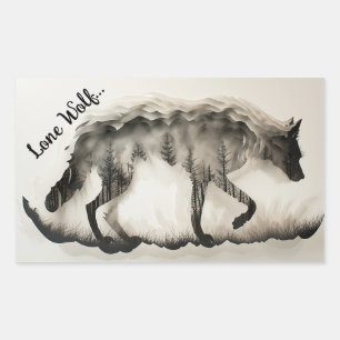 Sticker Rectangulaire L'essence de la nature