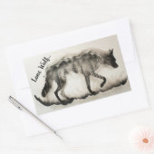 Sticker Rectangulaire L'essence de la nature (Enveloppe)