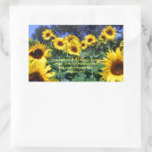 Sticker Rectangulaire L'Éternel, Dieu, est bon Romain 34:8 (Sac)