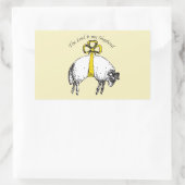 Sticker Rectangulaire L'Éternel est mon berger Psaume 23 (Sac)