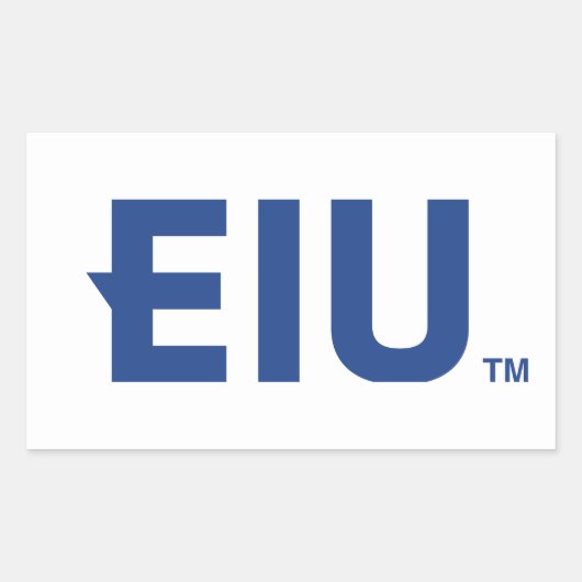 Sticker Rectangulaire LETTRE bloc EIU (Devant)