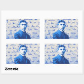 Sticker Rectangulaire Lettre De Kafka (Feuille)