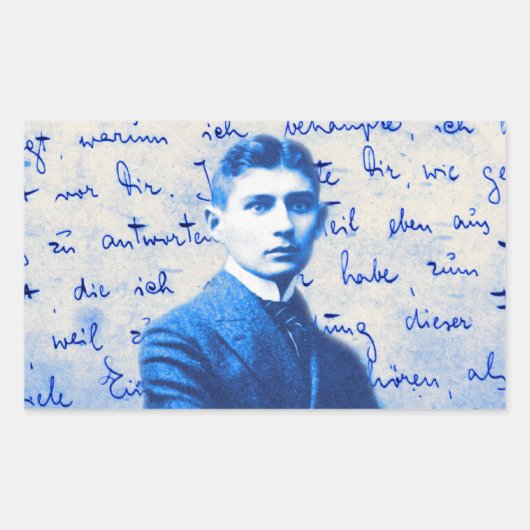 Sticker Rectangulaire Lettre De Kafka (Devant)
