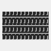 STICKER RECTANGULAIRE LETTRE INITIALE MOYENNE J (Devant)