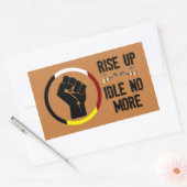 Sticker Rectangulaire Levez-vous - Inactif Plus d'autocollant (Enveloppe)