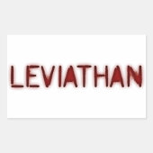 Sticker Rectangulaire Léviathan (Devant)