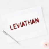 Sticker Rectangulaire Léviathan (Enveloppe)