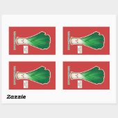 Sticker Rectangulaire Levier d'informations (Feuille)