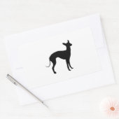 Sticker Rectangulaire Lévrier italien (Enveloppe)