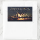 Sticker Rectangulaire Lewis Cass "Doute" Citation Inspirationnelle (Sac)