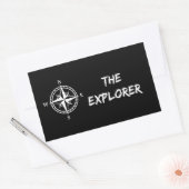 Sticker Rectangulaire L'explorateur (Enveloppe)