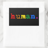 Sticker Rectangulaire LGBTQ+ Homme (Sac)