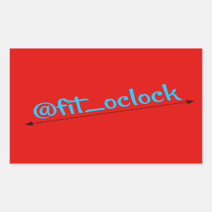 Sticker Rectangulaire L'heure convenable gagne le levage de jour