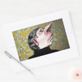 Sticker Rectangulaire L'homme Déplaisant de Carla Bean (Enveloppe)