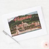 Sticker Rectangulaire L'hôtel Royal Hawaiian (Enveloppe)