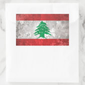 Sticker Rectangulaire Liban (Sac)