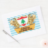 Sticker Rectangulaire Libanais classe (Enveloppe)