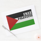Sticker Rectangulaire Libérer la Palestine (Enveloppe)