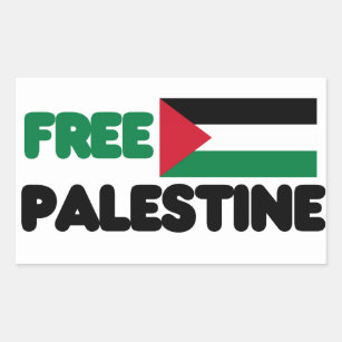 Sticker Rectangulaire Libérer la Palestine
