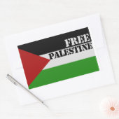 Sticker Rectangulaire Libérer la Palestine (Enveloppe)