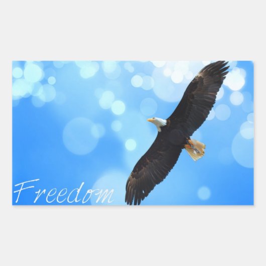 Sticker Rectangulaire Liberté (Devant)