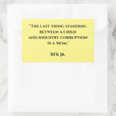 Sticker Rectangulaire Liberté Médicale, Anti-Vax, Ex-Vax, RFK Jr. (Sac)