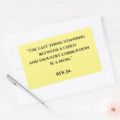 Sticker Rectangulaire Liberté Médicale, Anti-Vax, Ex-Vax, RFK Jr. (Enveloppe)