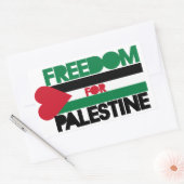 Sticker Rectangulaire Liberté pour la Palestine (Enveloppe)