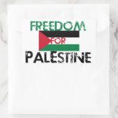 Sticker Rectangulaire Liberté pour la Palestine (Sac)