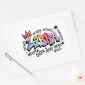 Sticker Rectangulaire Libra (Enveloppe)